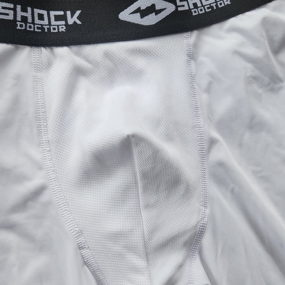 Men's Shock Doctor Core Compression Short with Cup Pocket Boxer Brief - Picture 5 of 9